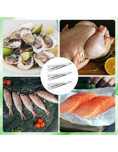 3 Piezas Pelador de Ajo Acero Inoxidable NQEUEPN