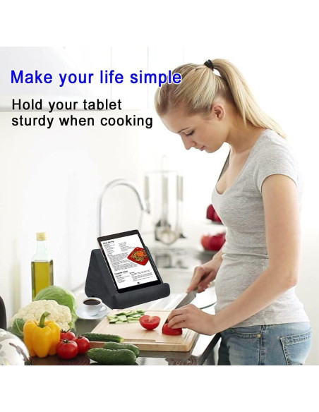 Soporte de Almohada para Tableta SAMHOUSING Gris Oscuro