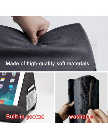 Soporte de Almohada para Tableta SAMHOUSING Gris Oscuro