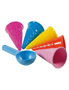 Set de Juguetes de Playa Toyvian 6pcs Moldes de Helado