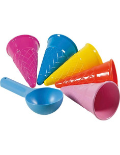Set de Juguetes de Playa Toyvian 6pcs Moldes de Helado 2
