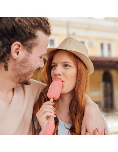 Moldes de Silicona para Paletas JIELUO - 2 Piezas con 4 Cavidades