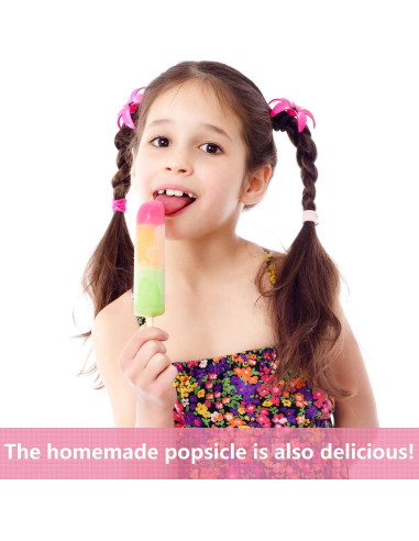 Boao Set 200 Piezas Palitos y Bolsas de Helado 21x8 cm