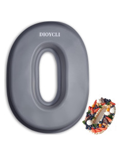 Molde de Silicona para Pastel Número 0 Dioycli 10 Pulgadas