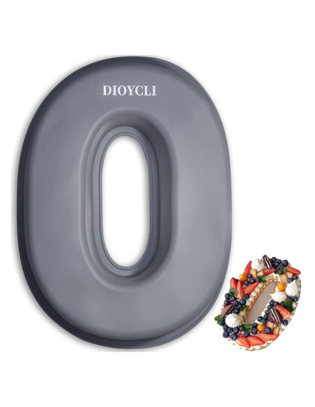 Molde de Silicona para Pastel Número 0 Dioycli 10 Pulgadas