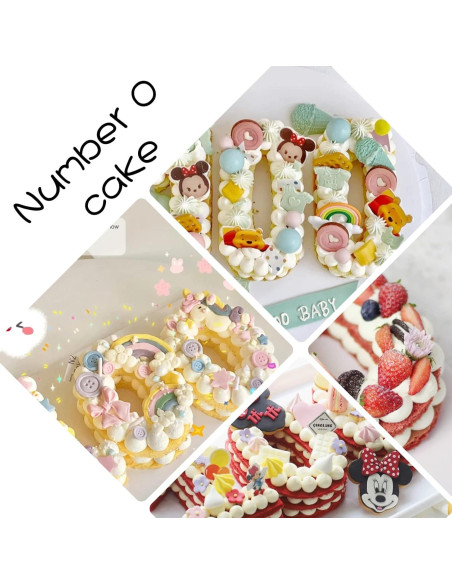 Molde de Silicona para Pastel Número 0 Dioycli 10 Pulgadas