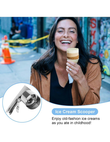 Cucharón de Helado Reicyfang Acero Inoxidable 14.5x13.5cm