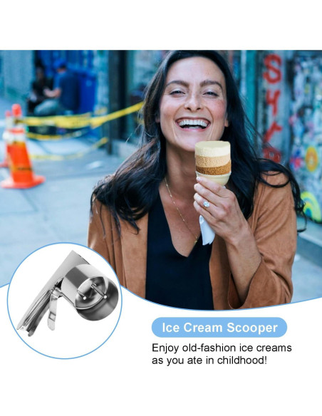Cucharón de Helado Reicyfang Acero Inoxidable 14.5x13.5cm