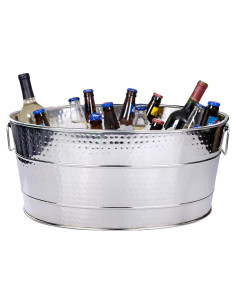 Cubo de Bebidas Ovalado BREKX de Acero Inoxidable 25qt