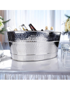 Cubo de Bebidas Ovalado BREKX de Acero Inoxidable 25qt 2