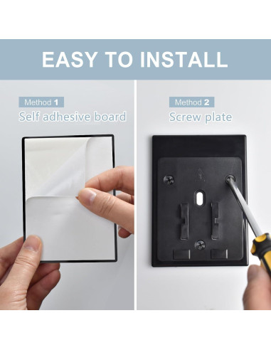 Dispensador de Tazas Montado en Pared MYITYARD Negro 27,4 cm