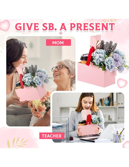 30 Soportes para Tazas Rosa MotiMind con Asa de Papel