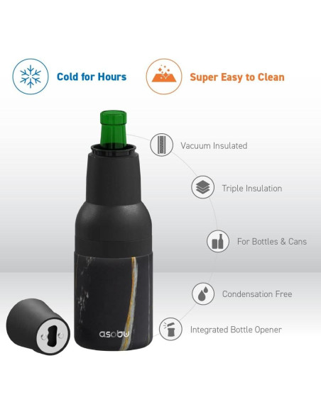 Enfriador de Cerveza Asobu Frosty Beer 2 Go Acero Inoxidable