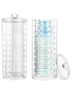 Dispensador de Tazas de Baño Skylety 2 Pcs Transparente