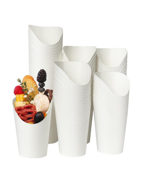 Vasos Desechables para Papas Fritas CAMKYDE 100 Pcs 12oz
