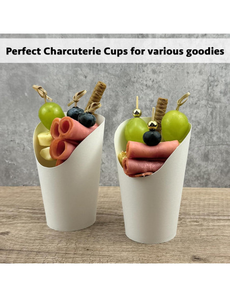 Vasos Desechables para Papas Fritas CAMKYDE 100 Pcs 12oz