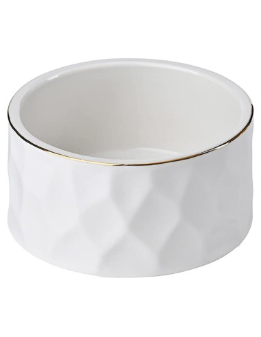 Soporte de Clips de Papel Cerámica Aewill Blanco 8.89 cm
