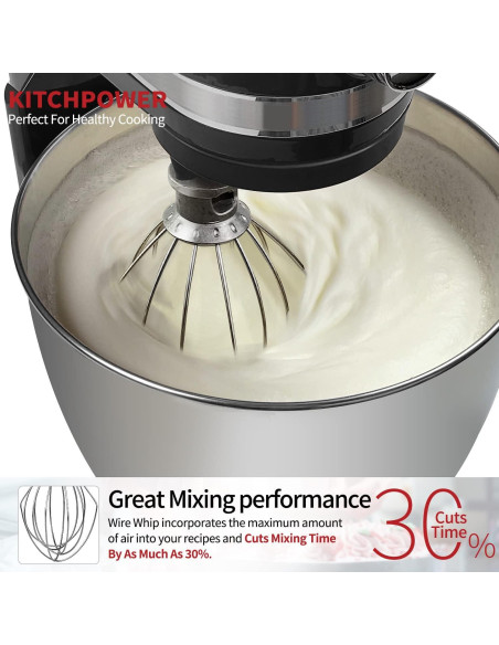 Batidor de Alambre KITCHPOWER K45WW Acero Inoxidable 15cm
