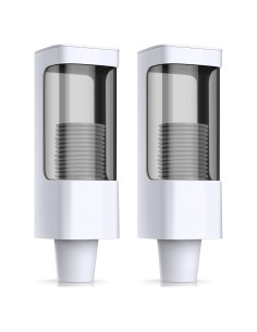 Dispensador de Tazas Desechables Chengu 2 Piezas Blanco