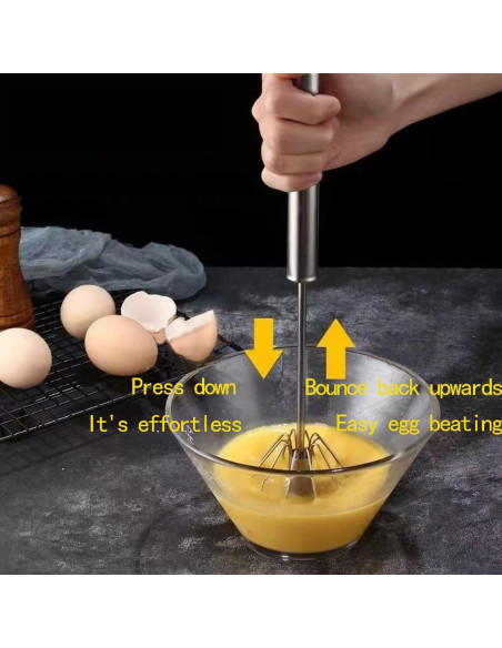 Batidores de Huevo Manual Xxshcdz 3 Piezas 25-35 cm