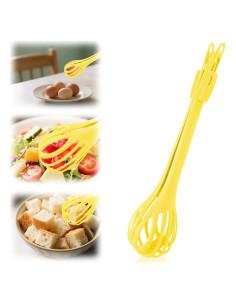 Clip de Comida y Batidor de Huevos Gosknor Amarillo 28.8cm