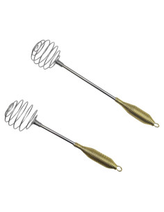 Juego de 2 Batidores de Huevo de Resorte HSHQING 25 y 30 cm