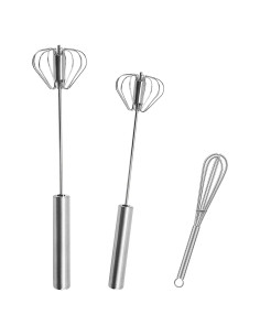 Batidor Manual de Acero Inoxidable NewFe 30cm Versátil