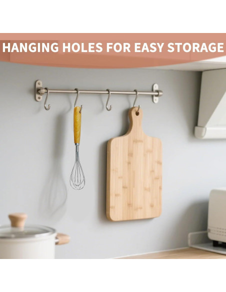 Batidores de Alambre MCSDFN - Acero Inoxidable y Madera