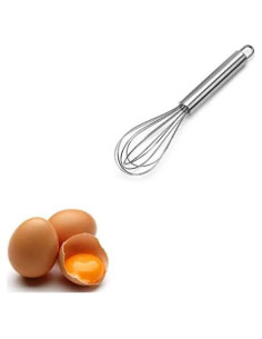Batidor de Huevos Aeyistry Acero Inoxidable 20 cm
