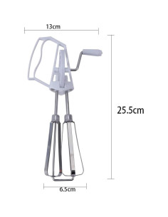 Batidor Manual de Acero Inoxidable Leadigol 0.09 kg 2