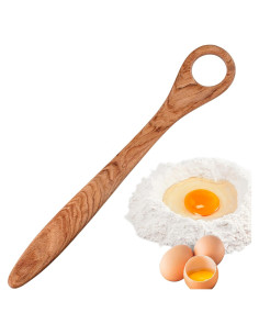 Batidor de Madera VTUNA 30.8 cm para Mezclar Pan y Huevo