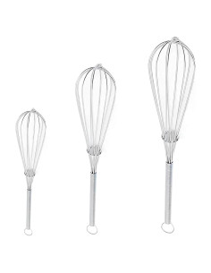 Batidores de Acero Inoxidable Chandler - Juego de 3 Tamaños