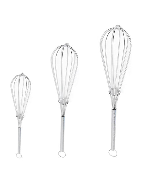 Batidores de Acero Inoxidable Chandler - Juego de 3 Tamaños