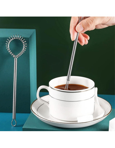 Juego de 6 Mini Batidores Ainvhh Acero Inoxidable 18 cm