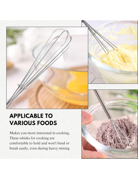 Batidores de Acero Inoxidable Chandler - Juego de 3 Tamaños