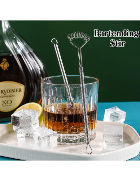 Juego de 6 Mini Batidores Ainvhh Acero Inoxidable 18 cm