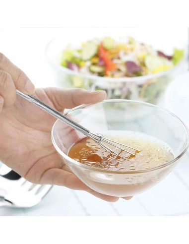 Juego de 6 Mini Batidores Ainvhh Acero Inoxidable 18 cm