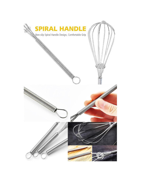 Batidores de Acero Inoxidable Chandler - Juego de 3 Tamaños