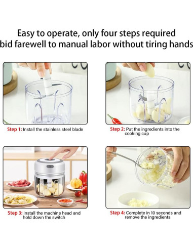 Triturador Eléctrico Inalámbrico HuanQiuSensmart 100ML