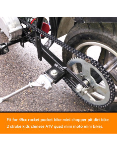 Cadena T8F 116 eslabones + rompedor para 43cc a 50cc 2