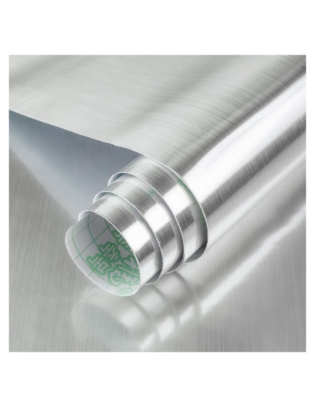 Papel Contacto Autoadhesivo BAYYA Plateado 40x300 cm