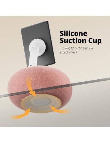 Soporte de Almohada Magnético SupeDesk Rosa para Teléfono 3.5-7"