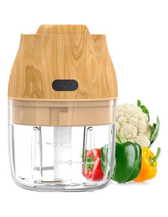 Mini procesador de alimentos eléctrico Biddievariety 250ML 2