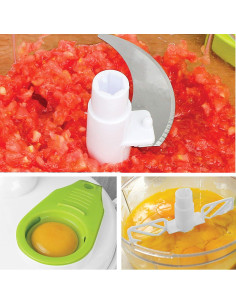 Procesador de Alimentos Manual Norpro 3T para Salsa 2