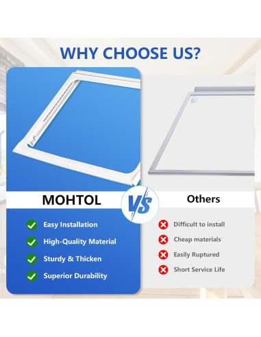 Marco de estante de refrigerador W11368751 compatible Whirlpool