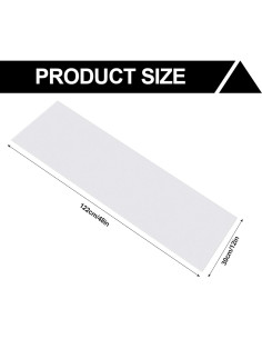 Forros de Estante Barydat 4 Pcs 30x122 cm Transparentes 2