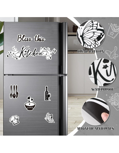 Decoraciones Magnéticas para Lavavajillas Wayyogh 9 Piezas