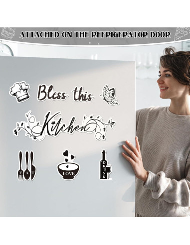 Decoraciones Magnéticas para Lavavajillas Wayyogh 9 Piezas