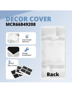 Cubierta Filtro Aire MCR66849208 + 3 Filtros LT120F LG 2