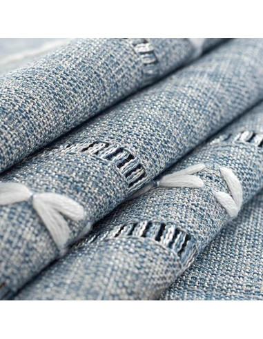 Mantel de Mesa de Noche Utobanh 40x90 cm Azul Grisáceo